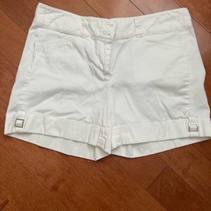 WHBM White Shorts